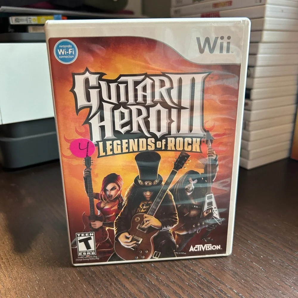 Guitar Hero III Legends of Rock Nintendo Wii Activision CIB Complete Tested